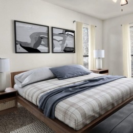 Bedroom options to fit every lifestyle bedroom with bed and lamps